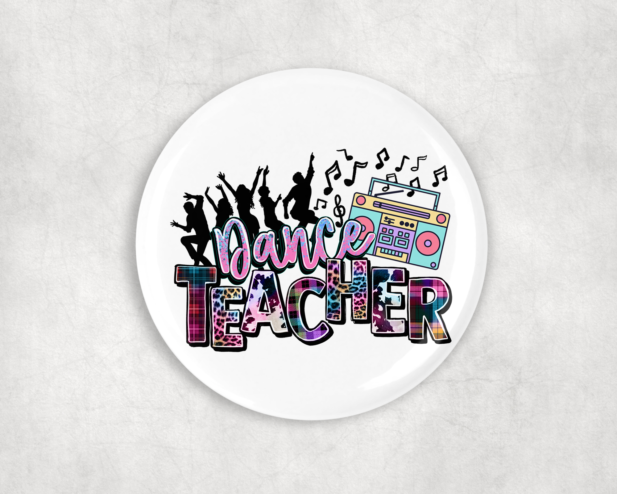 Dance Teacher Button Mockup