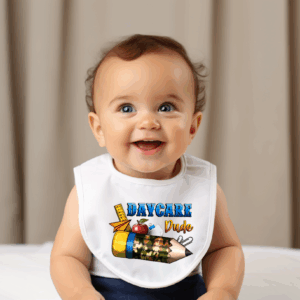 Daycare Dude Bib Mockup