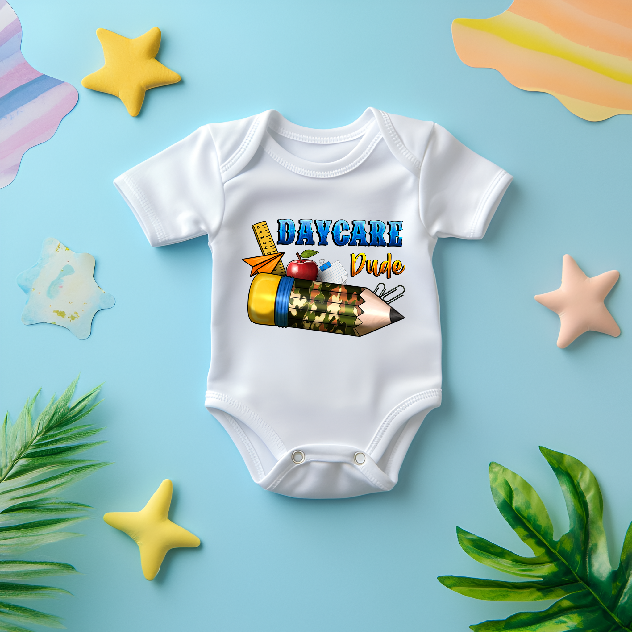 Daycare Dude Bodysuit Mockup