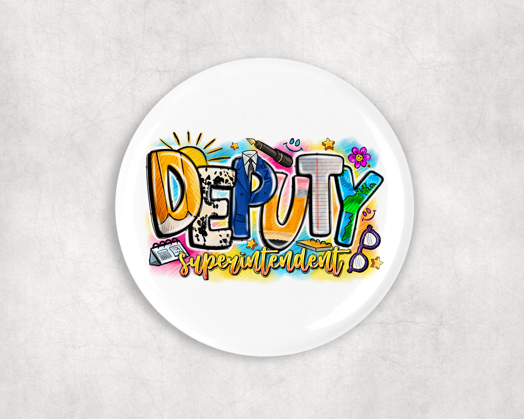Deputy Superintendent Button Mockup