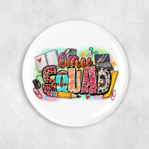 Office Squad Button Mockup