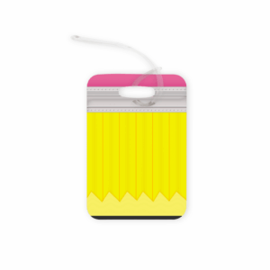 Pencil Bag Tag Mockup