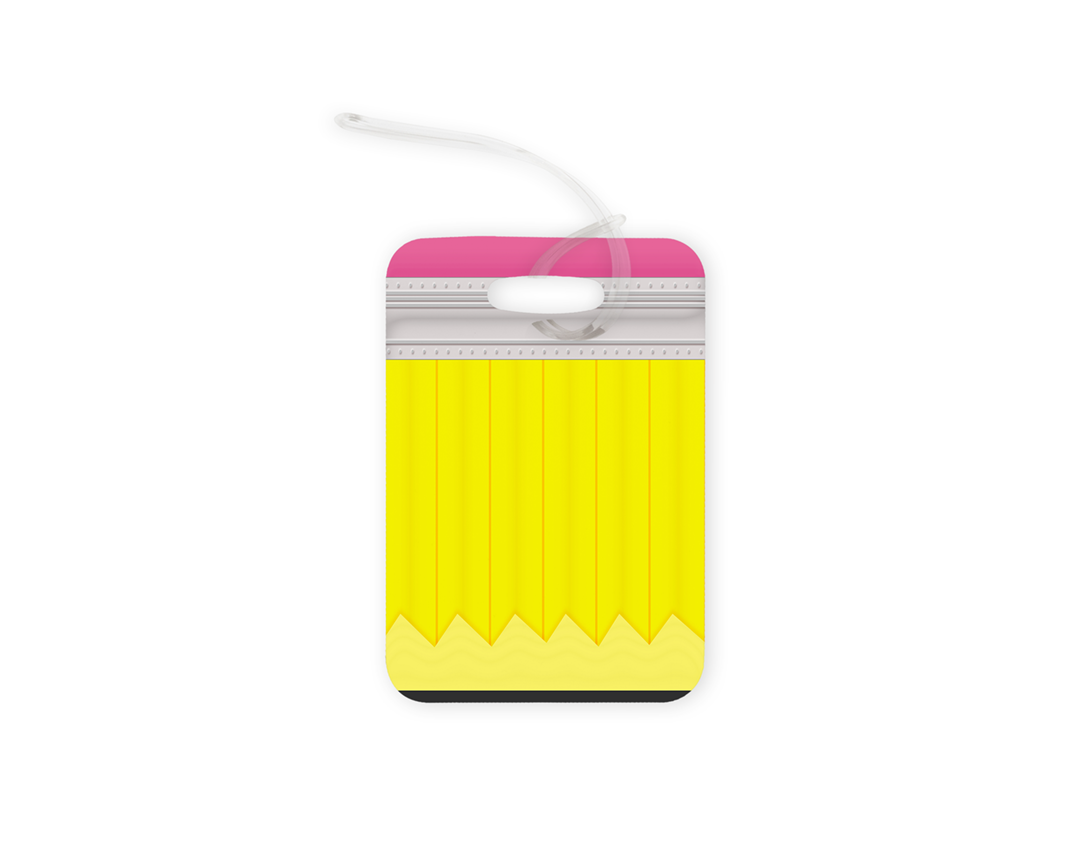Pencil Bag Tag Mockup