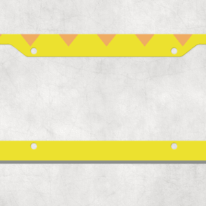 Pencil License Plate Frame Mockup