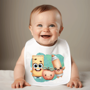 School Buddies Baby Bib Mockup