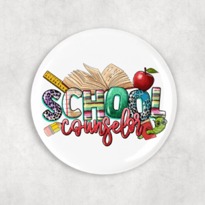 School Counselor Button Mockup