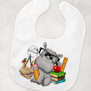 School Hippo Bib Mockup