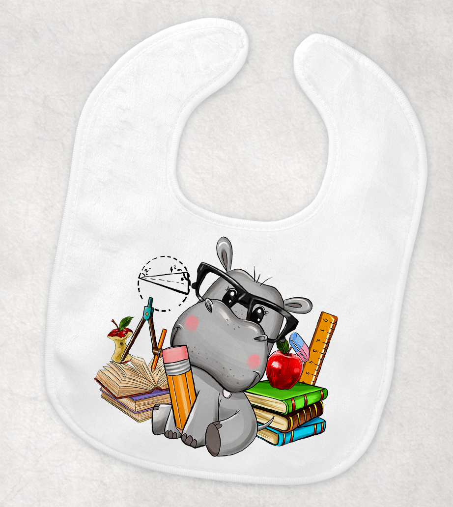 School Hippo Bib Mockup