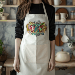 School Lunch Squad Apron Mockup