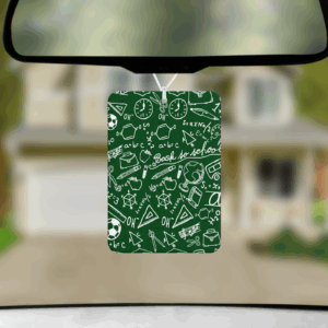 School-Themed Car Air Freshener Mockup