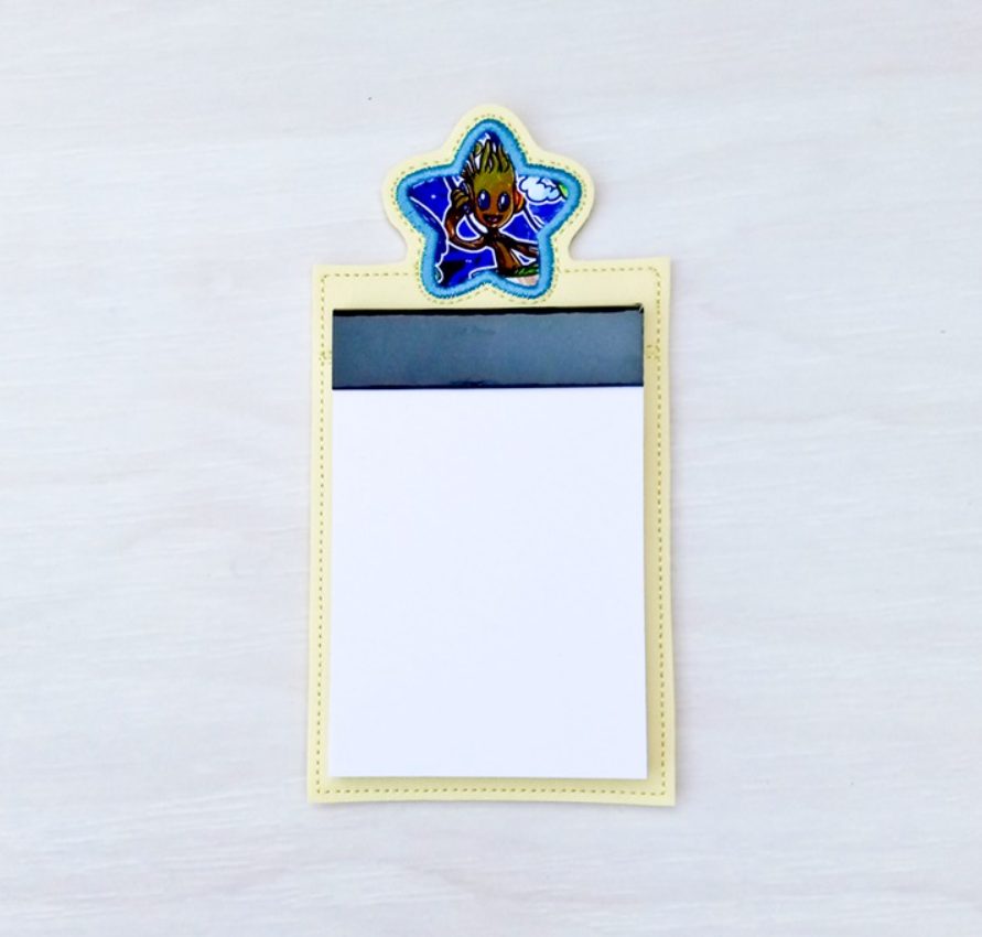 Applique Star Notepad Holder