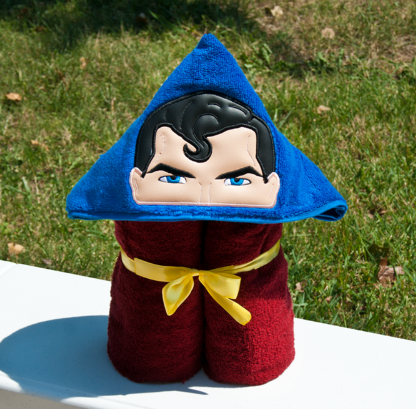 Super Guy Hooded Towel