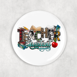 Teacher Assistant Button Mockup