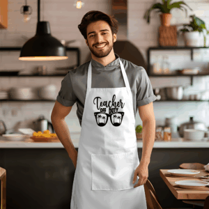 Teacher Off Duty Apron Mockup