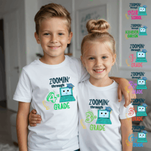 Zoomin’ Through School Grade Shirt