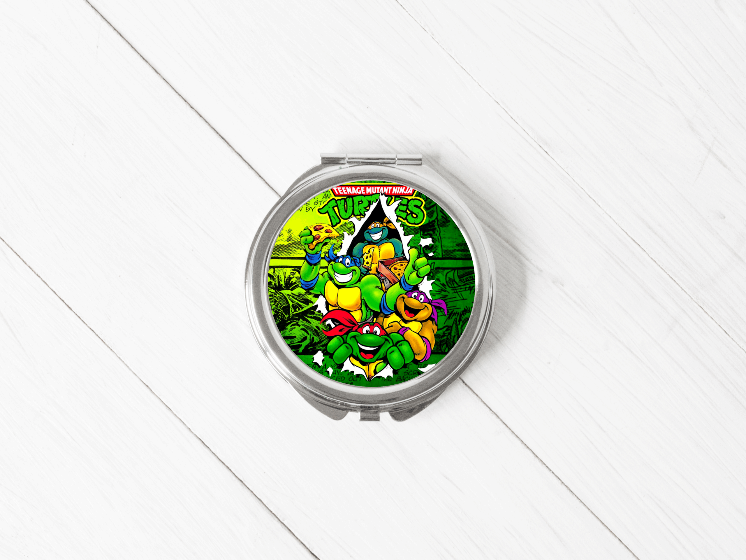 Turtles Compact Mirror Mockup