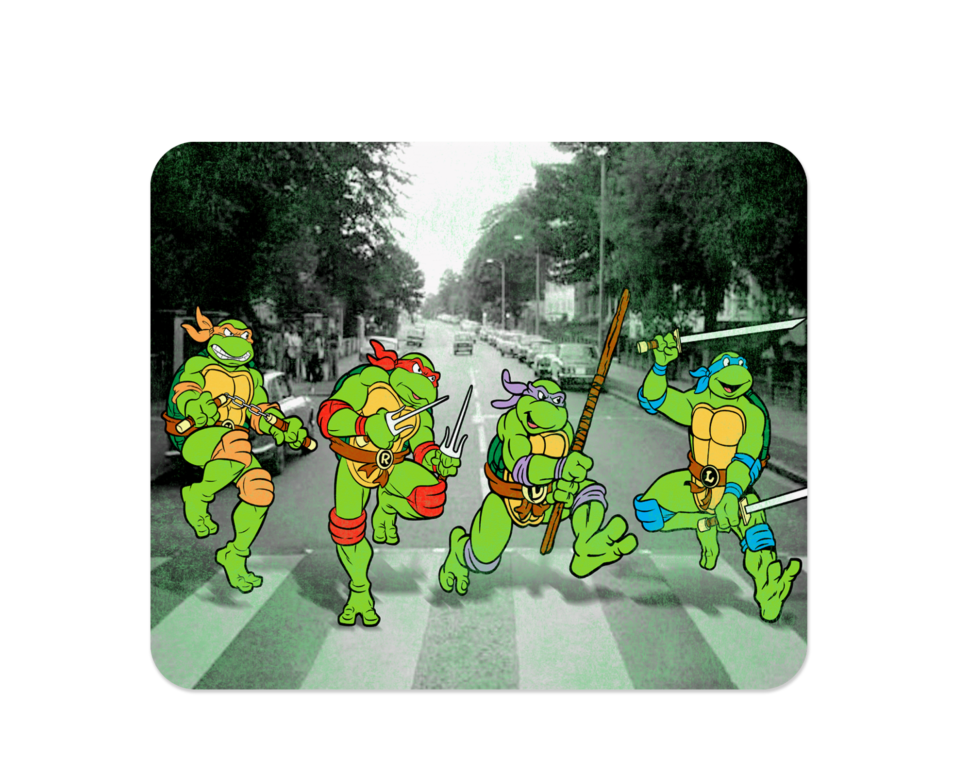Turtle Crossing Mousepad Mockup
