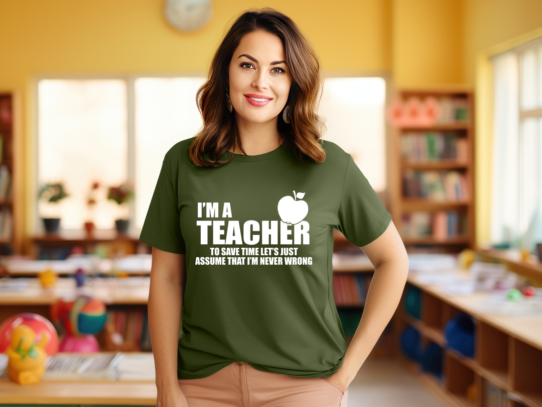 I'm A Teacher Shirt Mockup