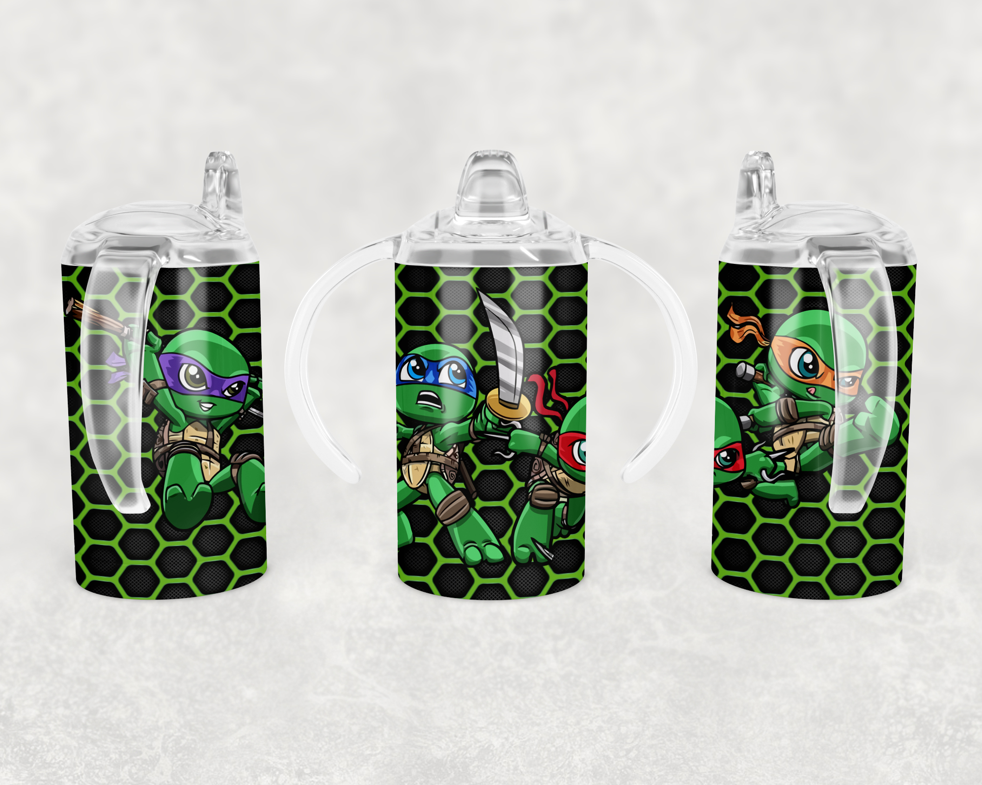 Crime Fighting Turtle Sippy Cup Mockup
