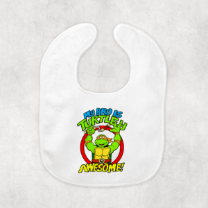 Turtle-ly Awesome Baby Bib Mockup