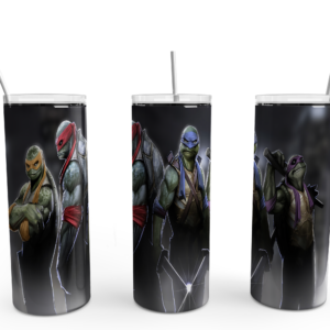 Movie Turtles Tumbler Mockup
