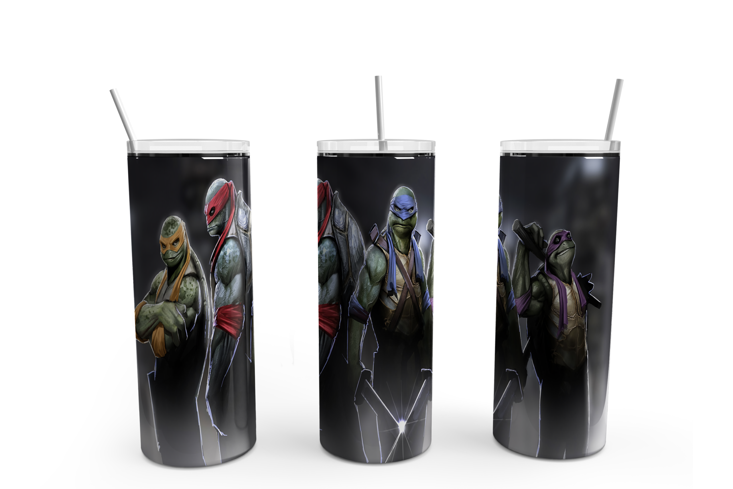 Movie Turtles Tumbler Mockup