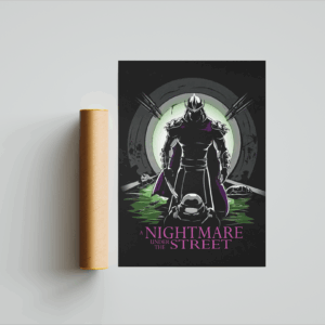 Nightmare Under the Street Art Print Mockup