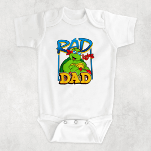Rad Like Dad Babywear Mockup