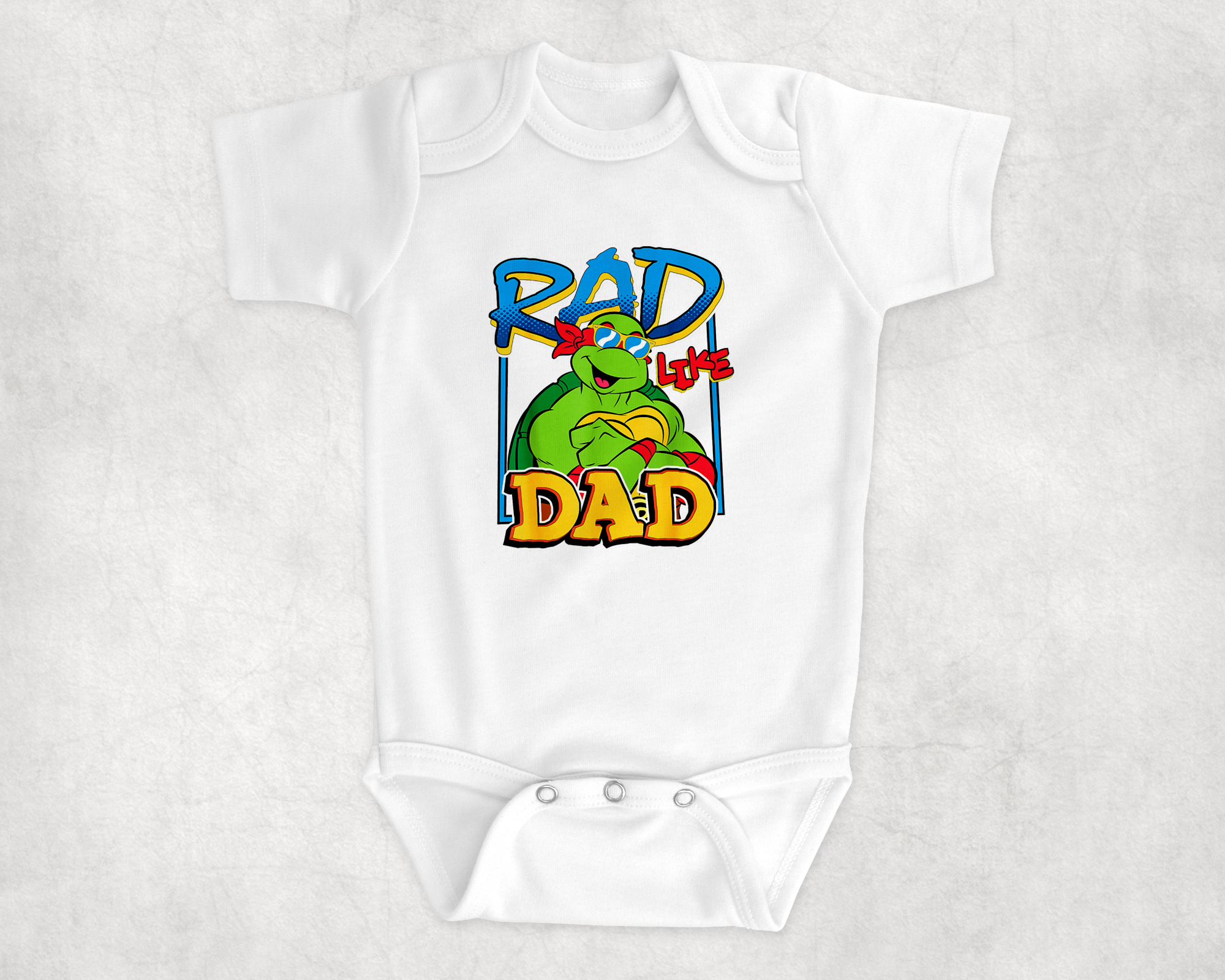 Rad Like Dad Babywear Mockup