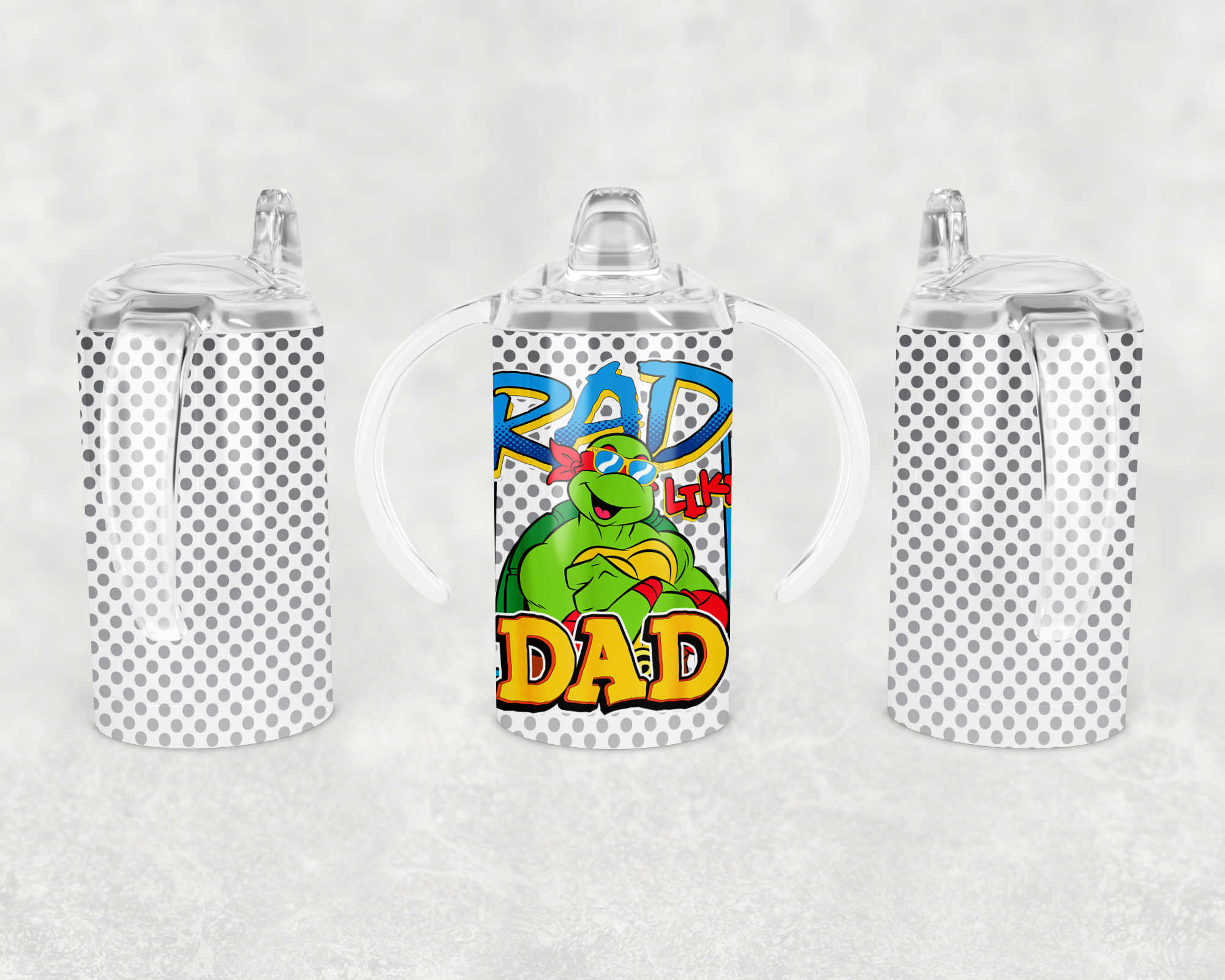 Rad Like Dad Sippy Cup Mockup