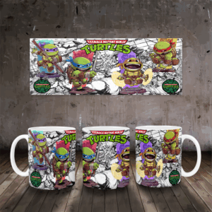 Chibi Turtles Mug Mockup