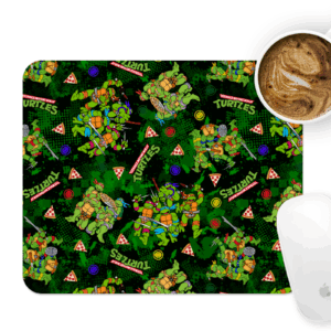 Turtle Pattern Mousepad Rectangle Mockup