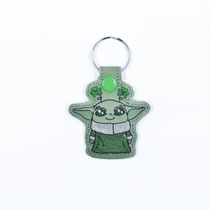 St. Patty Green Alien Key Fob