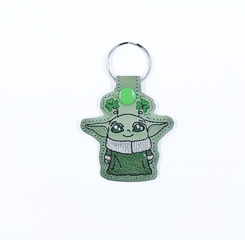 St. Patty Green Alien Key Fob