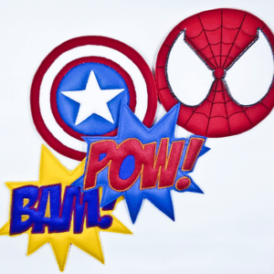 4 PC. Comic Book Wreath Add-Ons