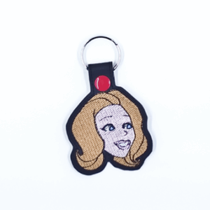 Classic TV Witch Head Key Fob