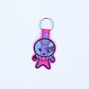 Chibi Cyborg Key Fob