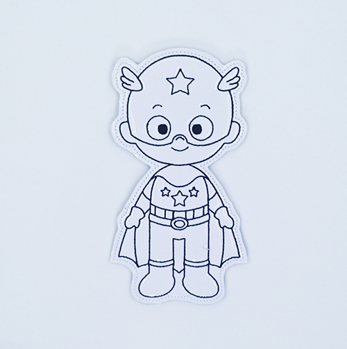 American Hero Coloring Tile