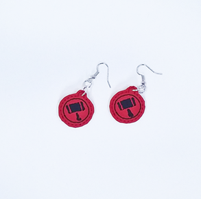 Hammer Symbol Earrings