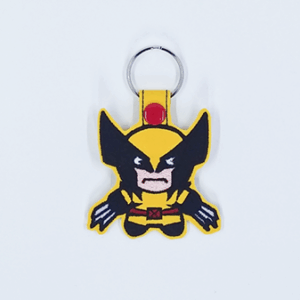 Chibi Clawed Mutant Key Fob black