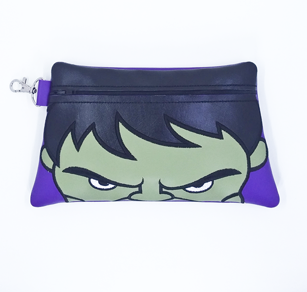 Angry Green Guy Clutch