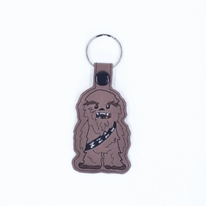 Fuzzy Space Warrior Key Fob