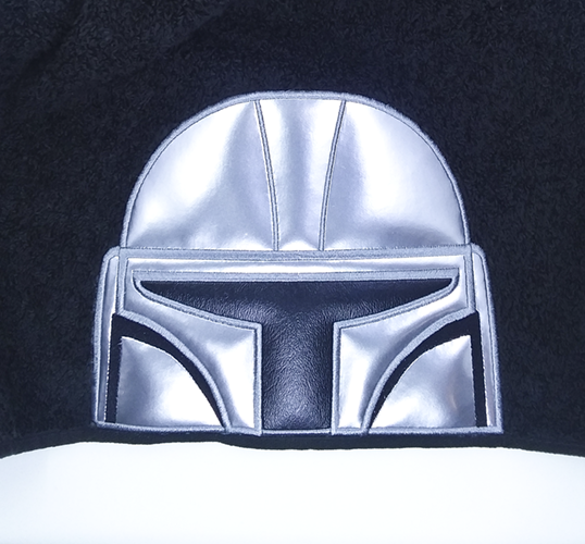 Space Bounty Hunter Hooded Towel