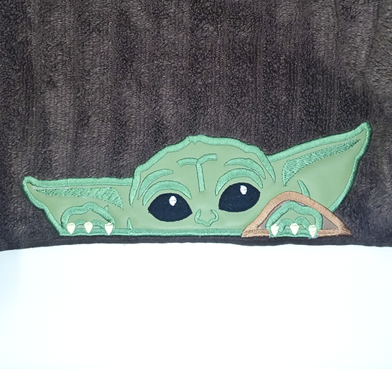 Green Alien V. 3 Hooded Towel