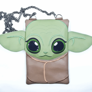 Green Alien Youngling Flap Bag- purse