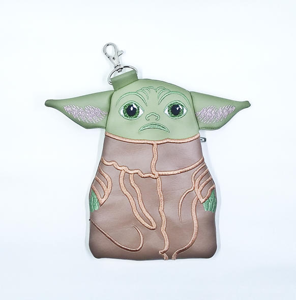 Baby Green Alien Shaped Pouch