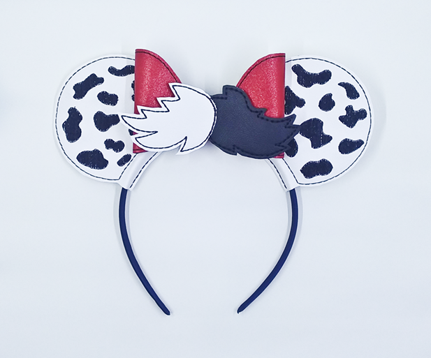 Dalmatian Villain Mouse Ears Headband