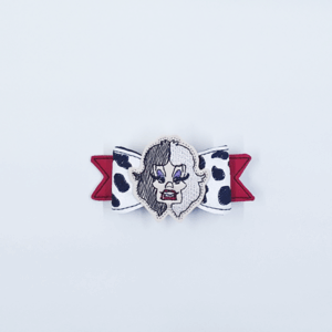 Dalmatian Villainess Hair Bow