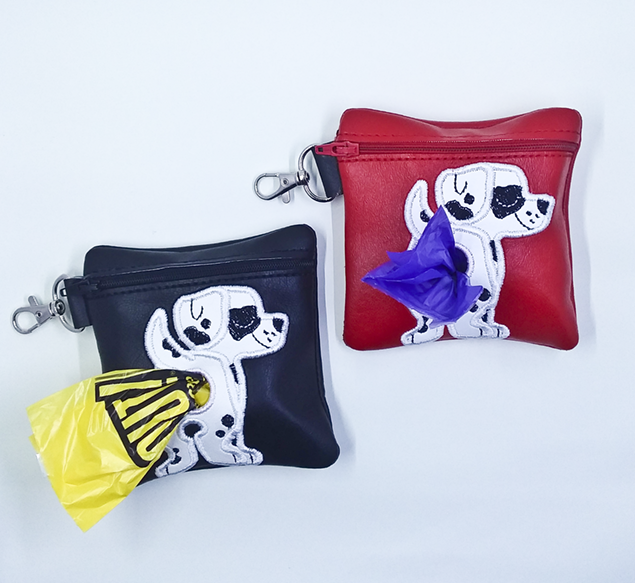Dalmatian Bum Doggy Doo Bag Holder