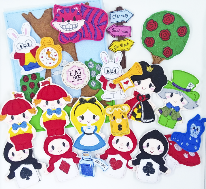 Wonderland Finger Puppets